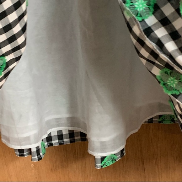 KATE SPADE Gingham Voile SMOCKED DRESS! - Picture 7 of 12